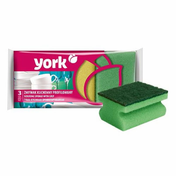 York 031010, kuchyňská houba, ergonomická, 9x7x4,3 cm bal...