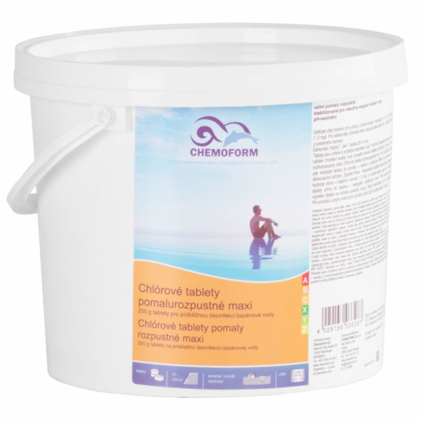 Tablety Chemoform 5603, 200 g, chlor, pomalu rozpustné, b...