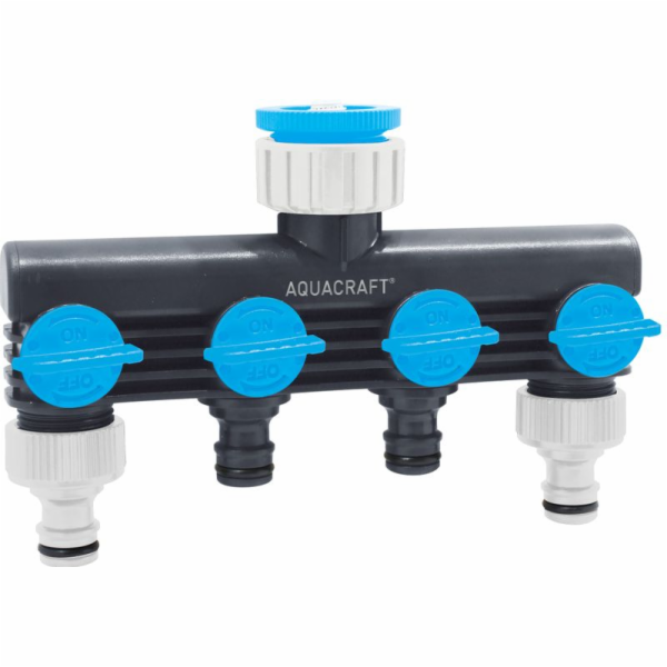 Vodní přípojka AQUACRAFT® 550634, Premium, 4cestná, Multi...