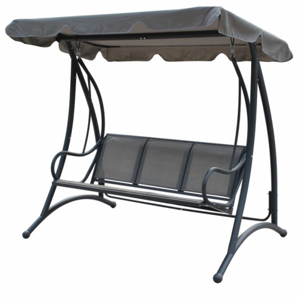 Houpačka LENOX, max. 250 kg, 194x119x170 cm, zahrada, PE ...