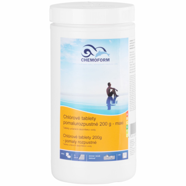 Chemoform 5601 tablety, 200 g, chlor, pomalu rozpustné, b...