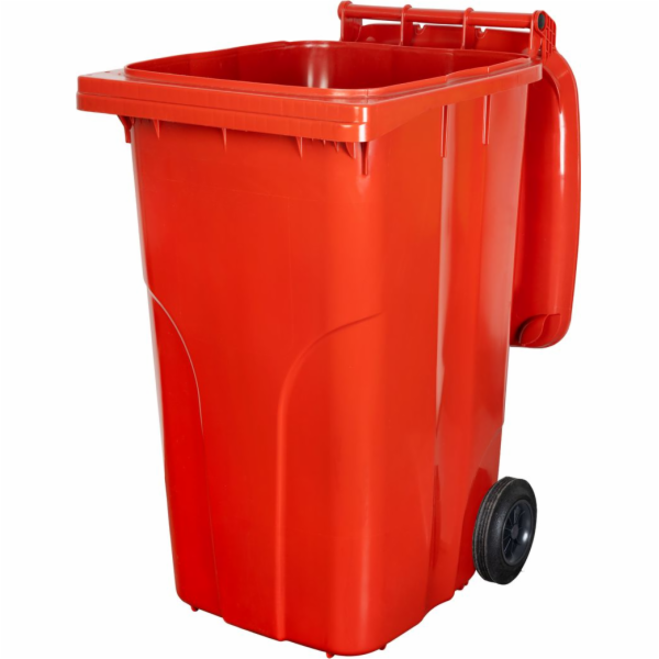 Kontejner MGB 240 litrů, plastový, červený, popelník na o...