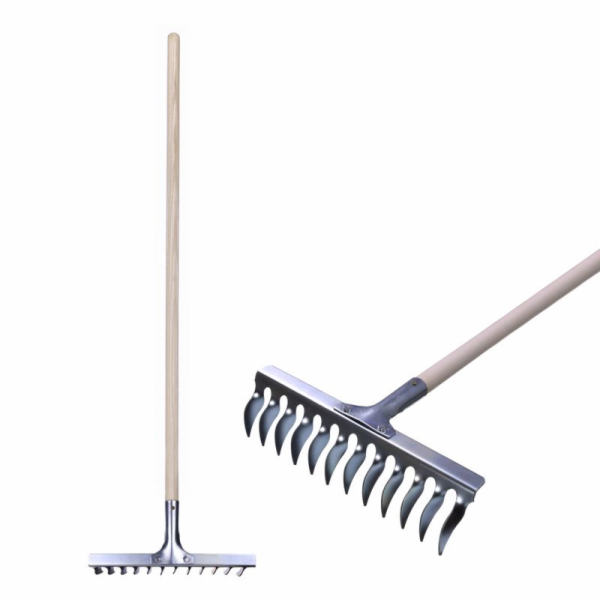 Trávníkové hrábě Strend Pro R108A.WH, 12 zubů, provzdušňo...