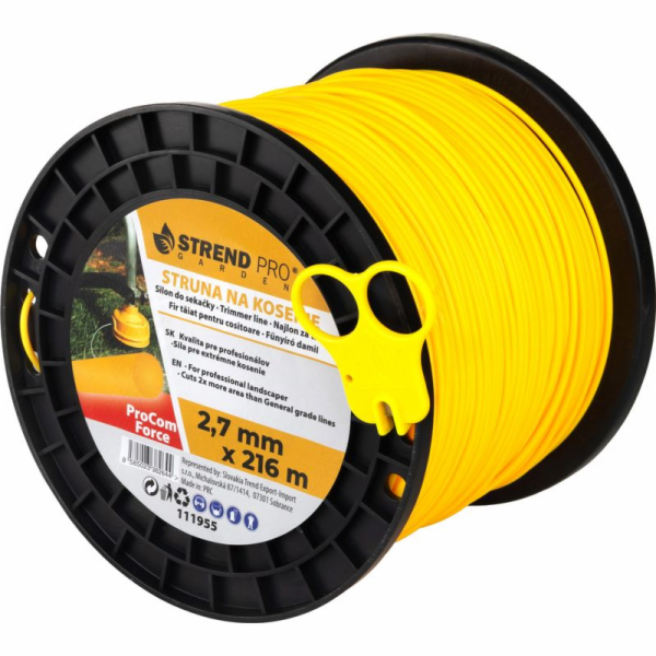 Žací struna ProCom Force 2,7 mm, cívka L-216 m, kulatá