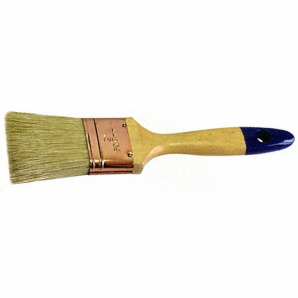 Kartáč Strend Pro JA001, 2,5", plochý, dřevěná rukojeť