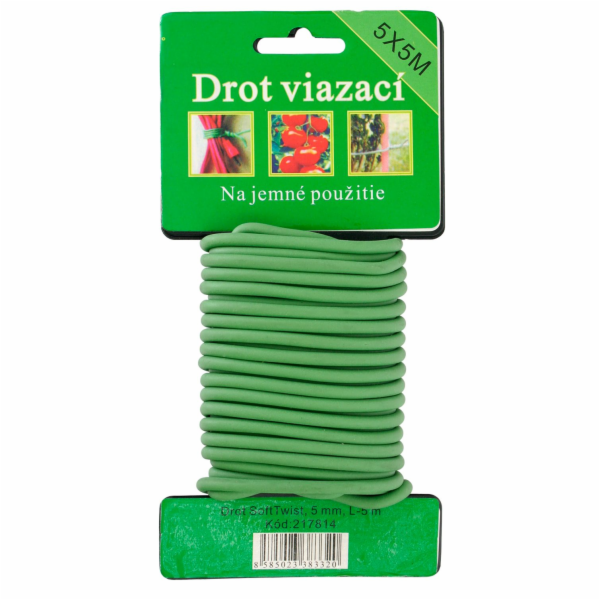 Drát SoftTwist, 5 mm, L-5 m, zahradní drát