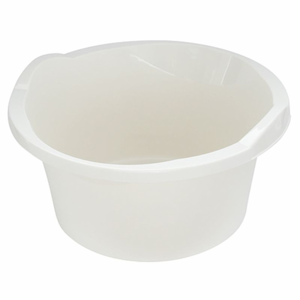 Miska na vodu ICS C101010, 10 litrů, 36x16 cm, bílá, kulatá