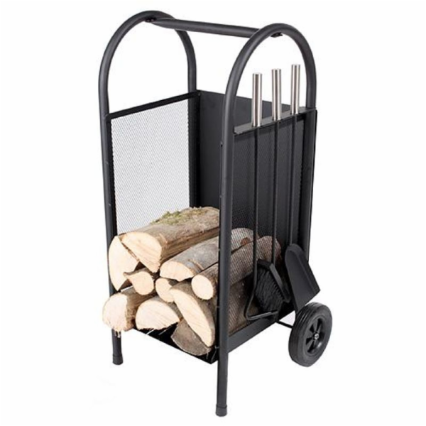 Stojan Homefire LR802, na palivové dřevo + nářadí, 35x31x...