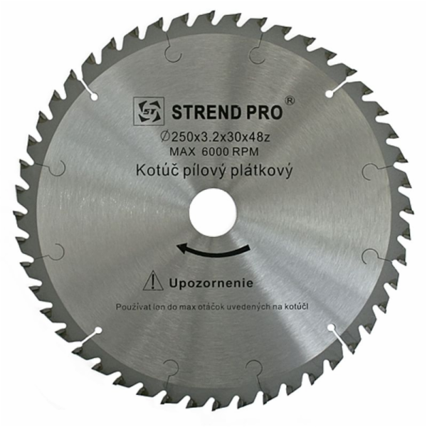 Strend Pro SuperSaw NWS 250x3,2x30 72T, pilový kotouč na ...