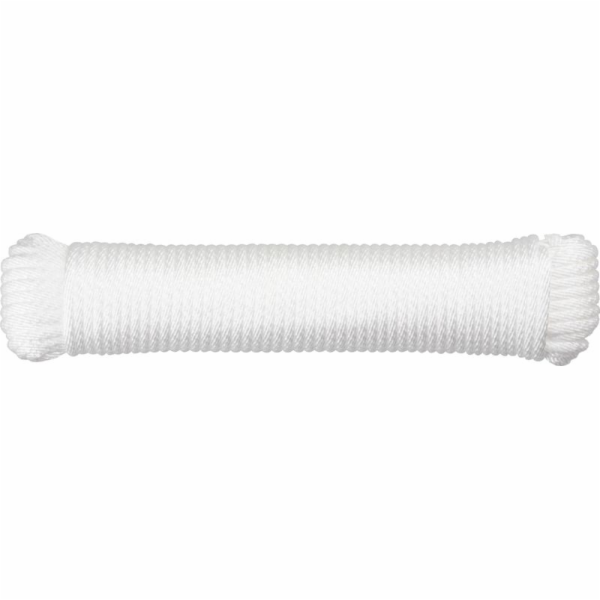 Šňůra na prádlo Cloth-Line L-20 m/4 mm, PP, bílá