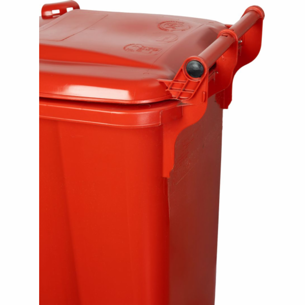 Kontejner MGB 120 litrů, plastový, červený, HDPE, popelní...