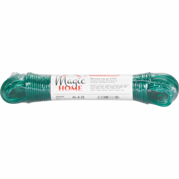 Šňůra na prádlo ROPE PVC WiCo L-30 m/4 mm, ocelové jádro,...