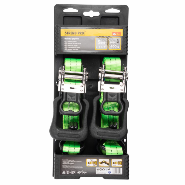 Upínací popruh Strend Pro TRS-703, pás s ráčnou, 30 mm, L...