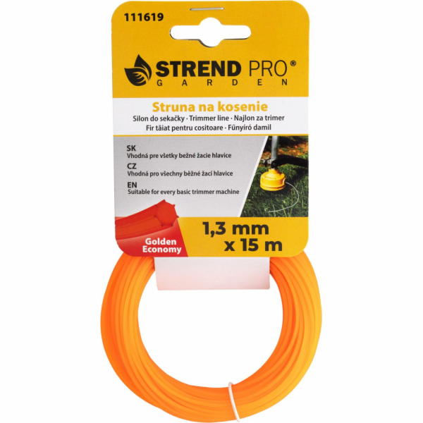 Žací struna Golden Economy 1,3 mm, L-15 m, HEX