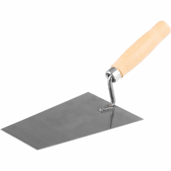 Zednická lžíce 180x130 mm, s dřevěnou rukojetí