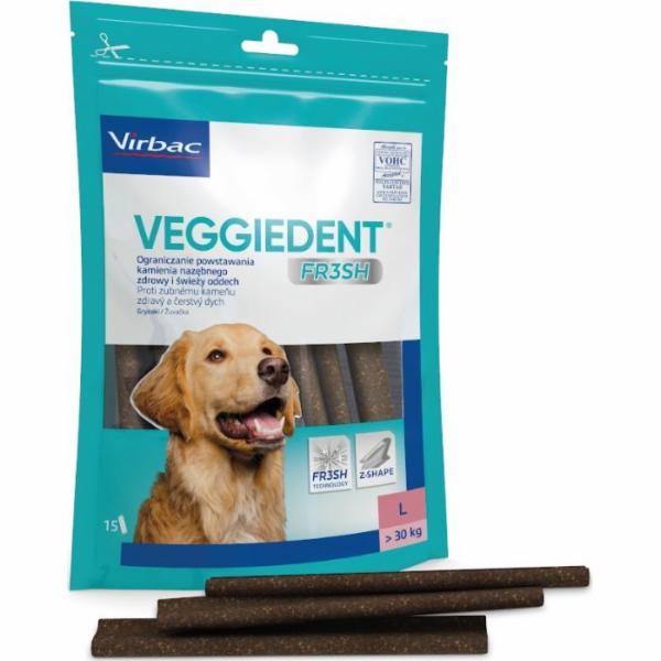 VIBRAC Veggiedent Fresh L - pamlsek pro psa - 500g