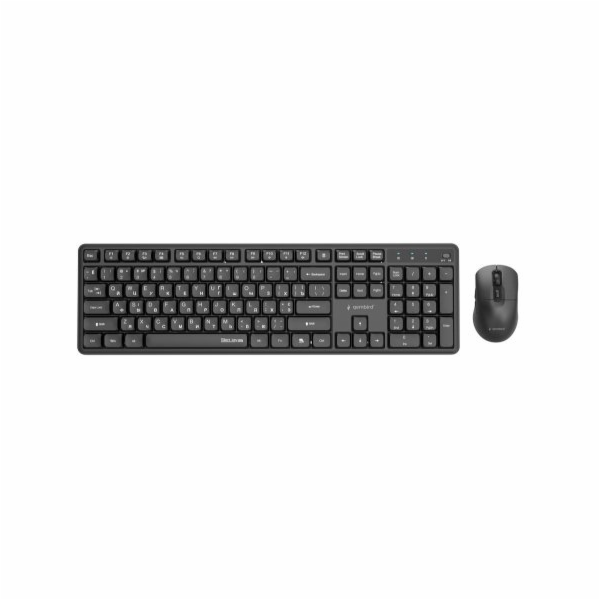 Gembird KBS-WMS-01-CYRL Bezdrátová stolní sada Silent Key...