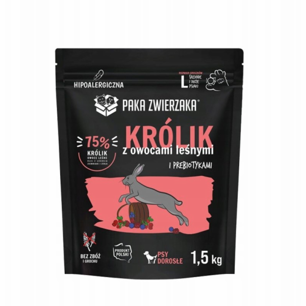 PAKA ZWIERZAKA Mono Králík s lesními plody L – suché krmi...
