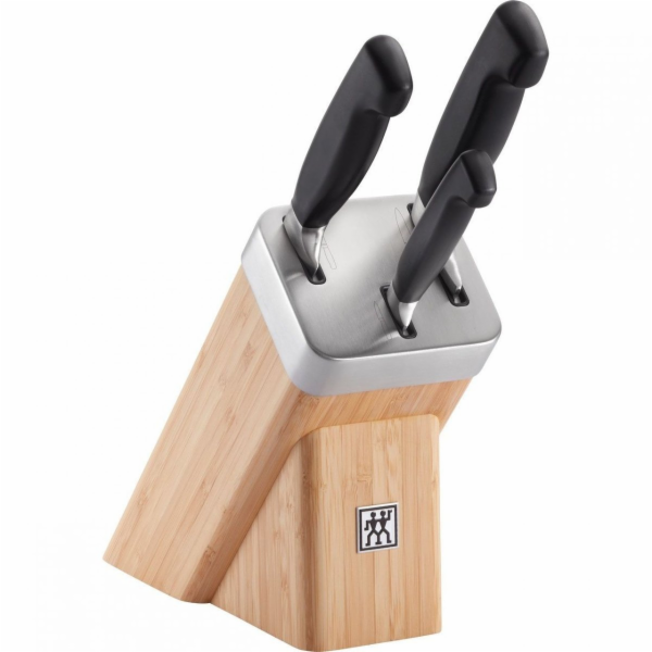 Zwilling Messerblockset  Vier Sterne, 4-tlg, Bambus