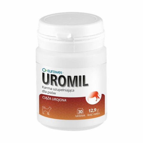 EUROWET Uromil - doplňky stravy pro psy - 30 tablet
