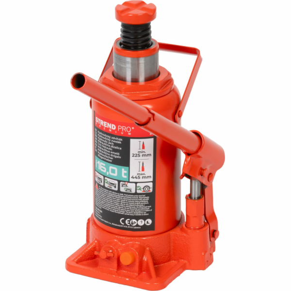 Zvedák Strend Pro Premium, 16 tun, 225-445 mm, hydraulický