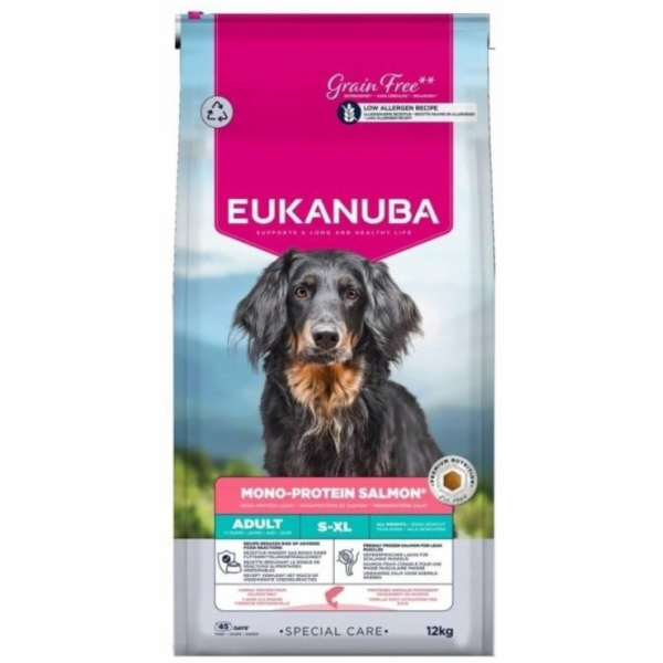 EUKANUBA Special Care Mono-Protein Adult, losos – suché k...