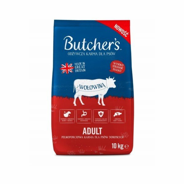 BUTCHER S Original Beef - suché krmivo pro psy - 10kg
