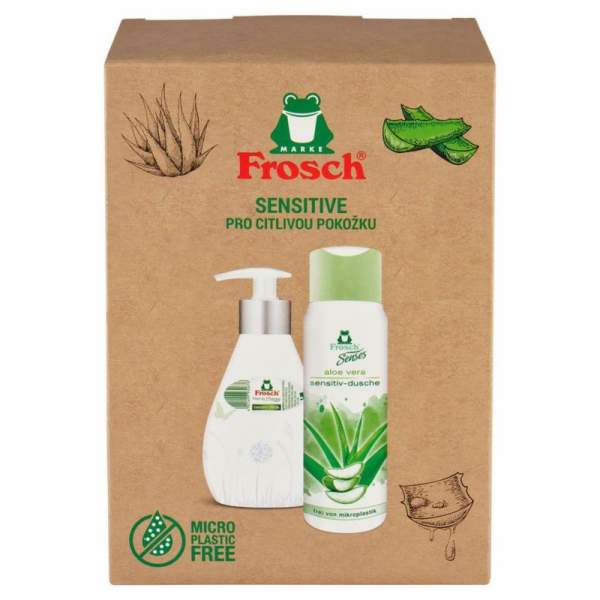 Súprava darčeková Frosch Sensitive, Aloe Vera, sprchový g...