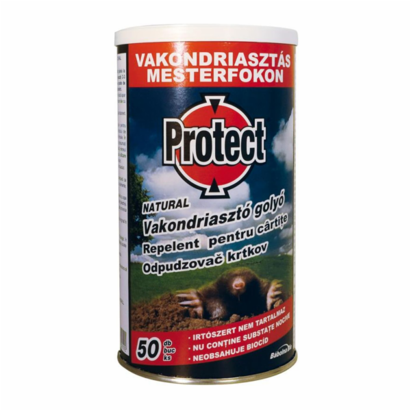 Odpudzovač krtov PROTECT NATURAL, 50 ks guličiek