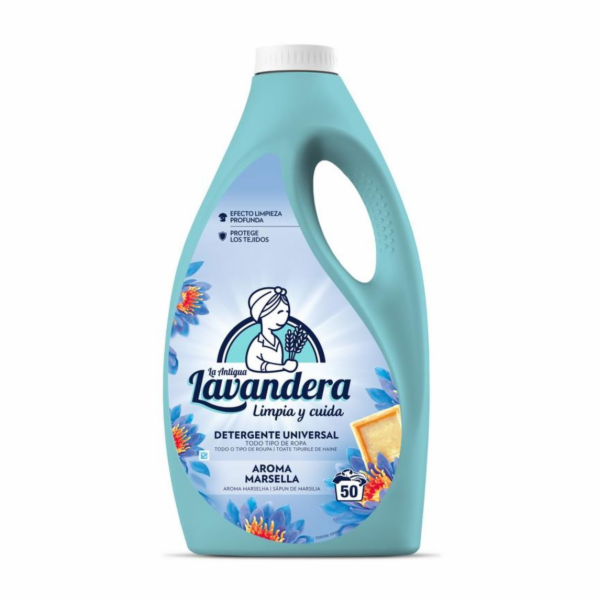 Prací gél Lavandera, marseillské mydlo, 2500 ml/50 pracíc...