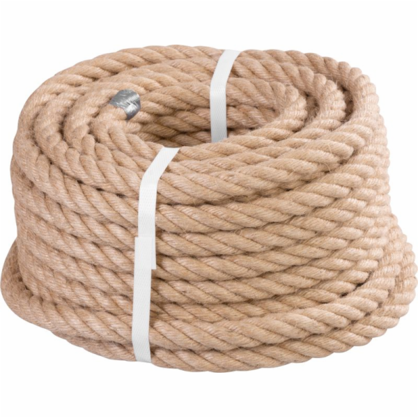 Lano Strend Pro Premium, jutové, prírodné, 16 mm, stáčané...