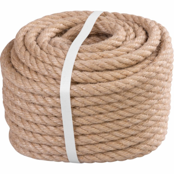 Lano Strend Pro Premium, jutové, prírodné, 12 mm, stáčané...