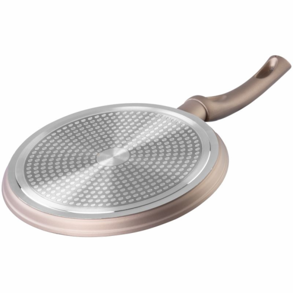 MagicHome Hnědá linka na kávu, na palačinky, 25 cm