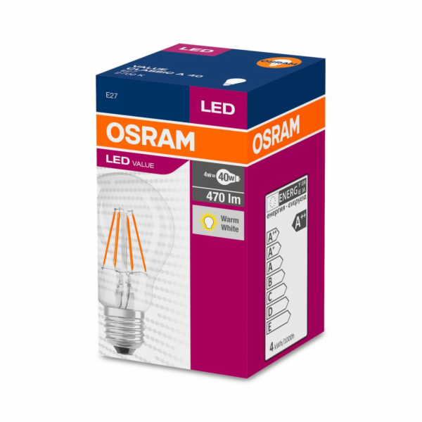 Žárovka OSRAM® LED FIL 040 (ean9634) nestmívatelná, 4W/82...
