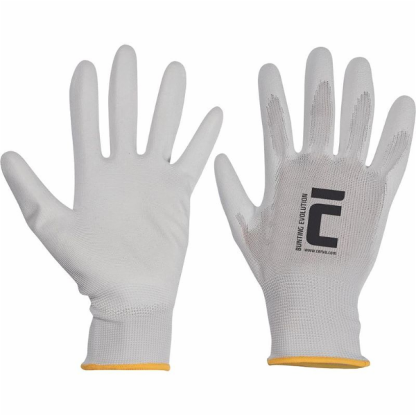 Rukavice BUNTING Evolution White 08/M zahradní
