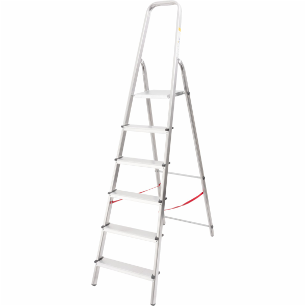 Schůdky Strend Pro AL-D6, 6 schůdků, nosnost 125 kg, Alu