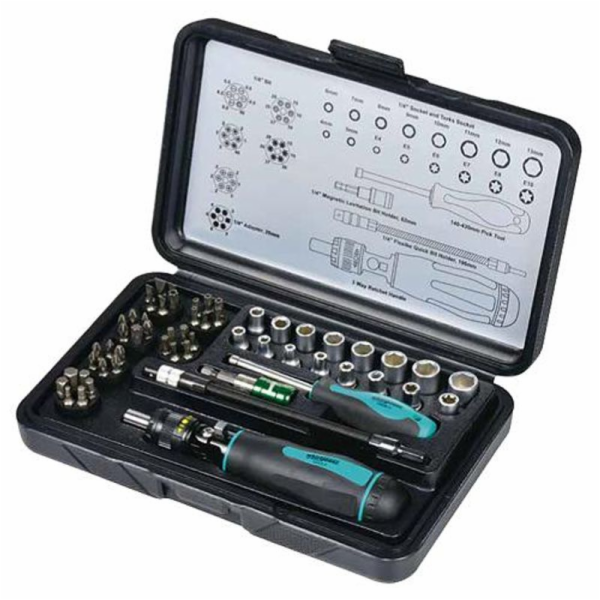 Sada nástrčných hlavic Whirlpower® 96-5856, 1/4", 56 kusů