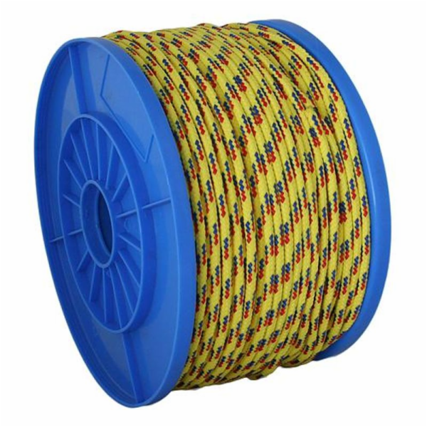 Lano Strend Pro MDB200Y, 5 mm, žluto-modro-červené, PP, n...