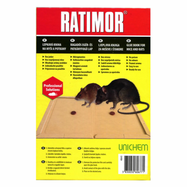 RATIMOR® Deska pro myši a potkany, lepidlo