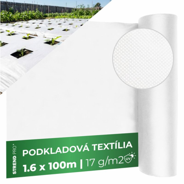 Tkanina Garden B4405 1,6x100 m, netkaná textilie, 17 g/m,...
