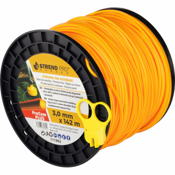 Žací struna ProCom Plus 3,0 mm, cívka L-142 m, hranatá
