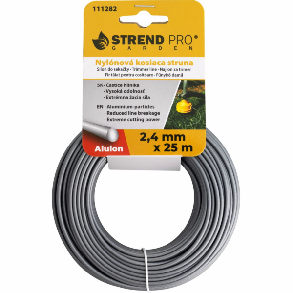 Žací hedvábí Alulon ADR 2,4 mm, L-25 m, kulaté