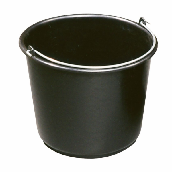 Kbelík ReCycled® 16 litrů, konstrukce, plast, černý