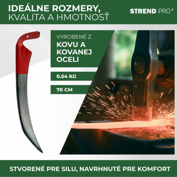 Kosa Sobol 700 mm, kovaná, na trávu