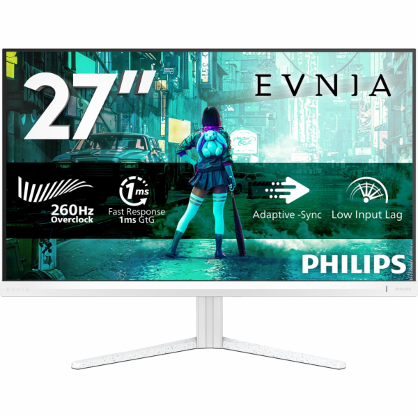 Philips Evnia/27M2N3201PL/27"/IPS/FHD/260Hz/0,3ms/Bílá/3R