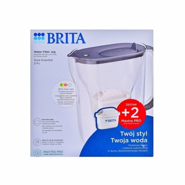 Filtrační konvice Brita Style Essential + 2 MAXTRA PRO PU...