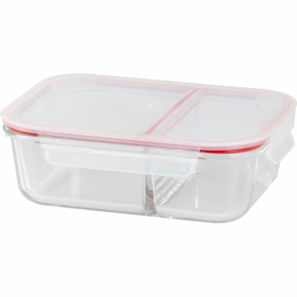 Dóza MagicHome, skleněná, obdélníková, 1500 ml, s víkem, ...