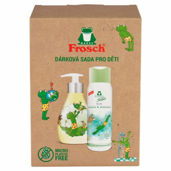 Súprava darčeková Frosch, sprchový gél a šampón, detská, ...