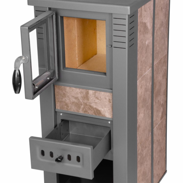 Kachle Pro LAVA Ceramic, mocca, 6,5 kW, 120 mm