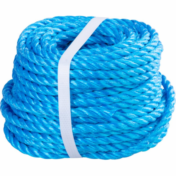Lano Strend Pro Premium, PP, 8 mm, stáčané, modré, L-20 m